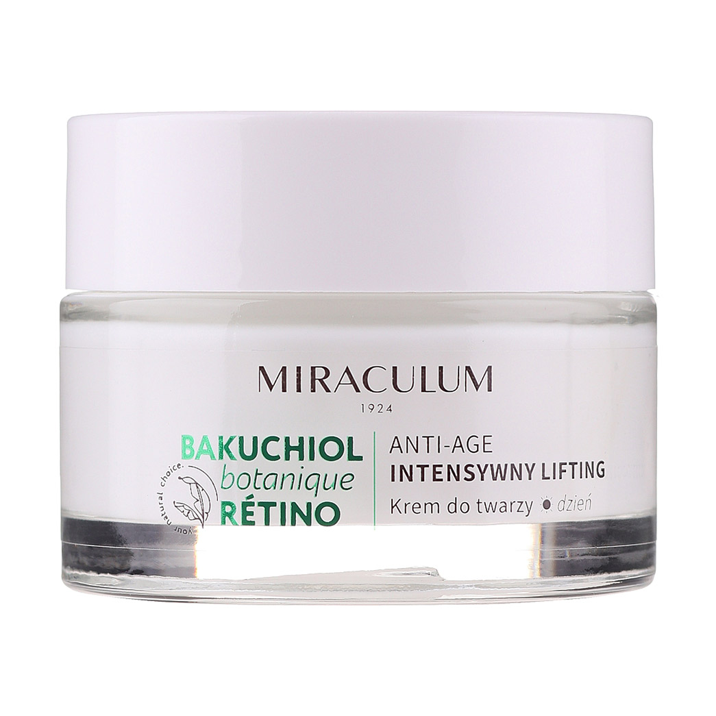 Денний крем для обличчя Miraculum Bakuchiol Botanique Retino Anti-Age Intensive Lifting, 50 мл